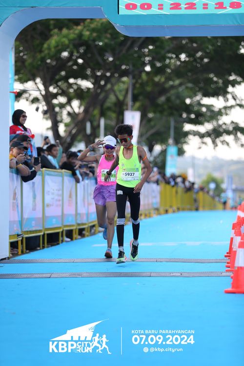 Race photo from KBP City Run 2024