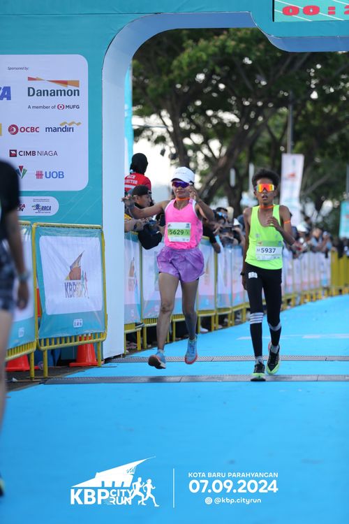 Race photo from KBP City Run 2024