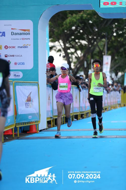Race photo from KBP City Run 2024