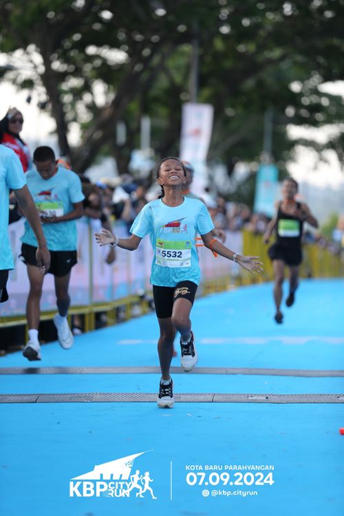 Race photo from KBP City Run 2024