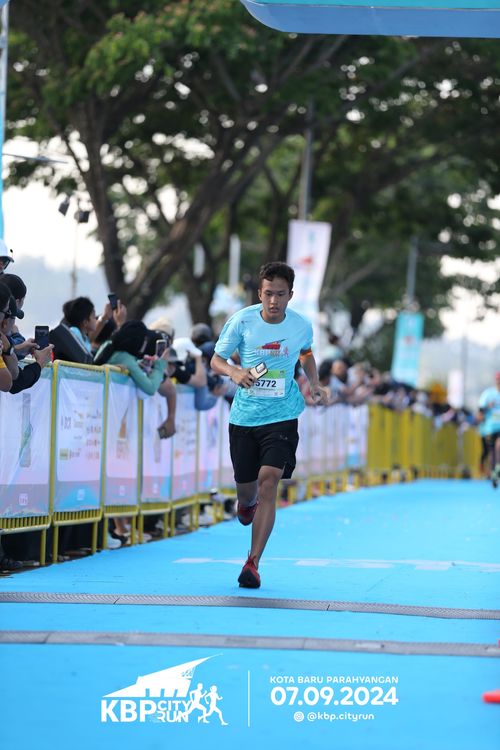 Race photo from KBP City Run 2024