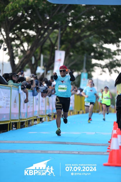 Race photo from KBP City Run 2024