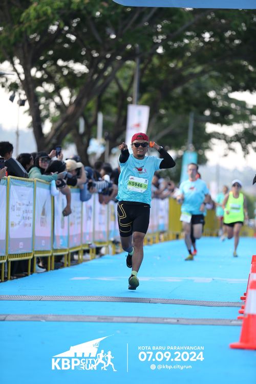 Race photo from KBP City Run 2024