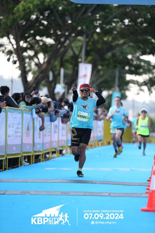 Race photo from KBP City Run 2024