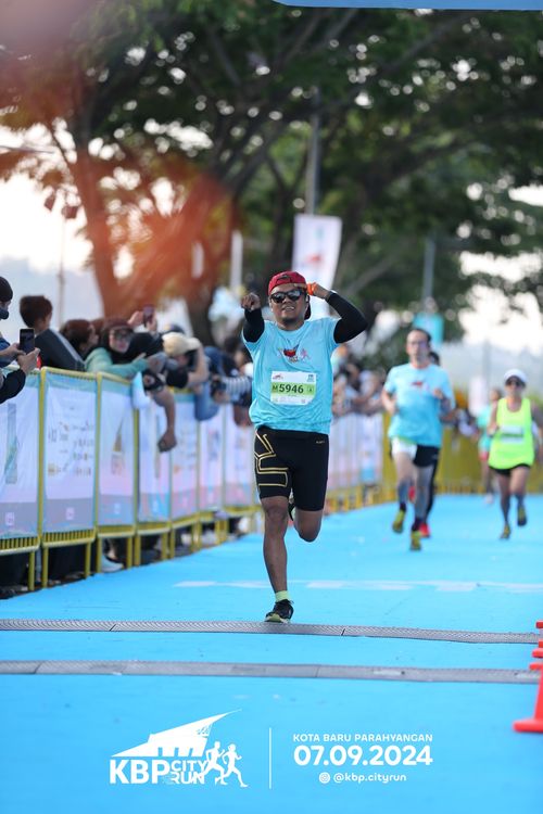 Race photo from KBP City Run 2024