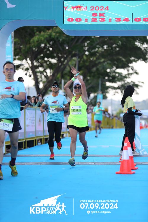Race photo from KBP City Run 2024