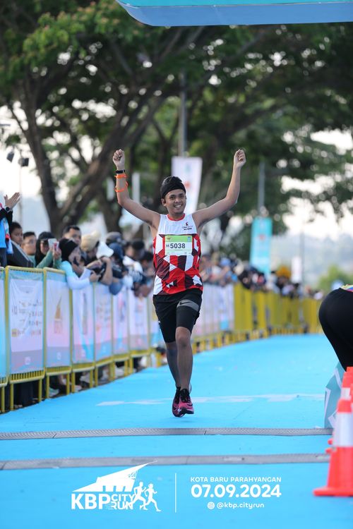 Race photo from KBP City Run 2024