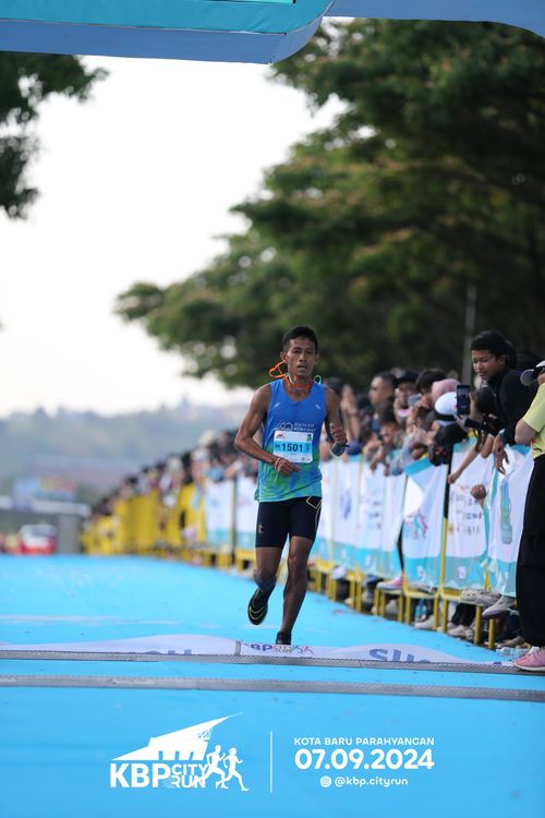 Race photo from KBP City Run 2024