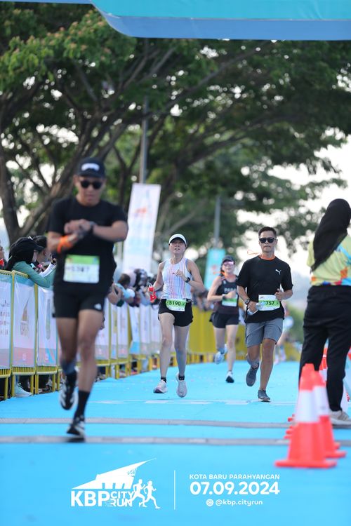 Race photo from KBP City Run 2024
