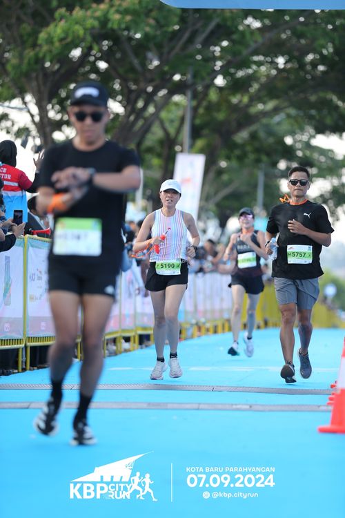 Race photo from KBP City Run 2024