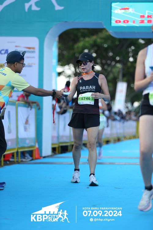 Race photo from KBP City Run 2024