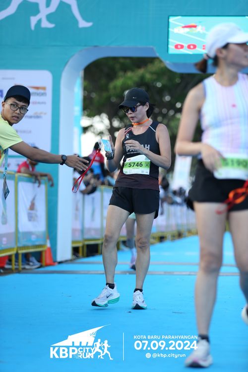 Race photo from KBP City Run 2024