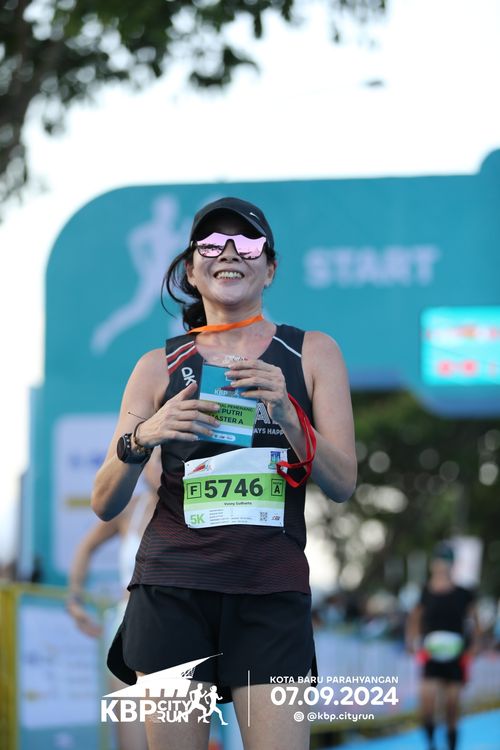 Race photo from KBP City Run 2024