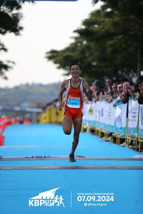 Race photo from KBP City Run 2024
