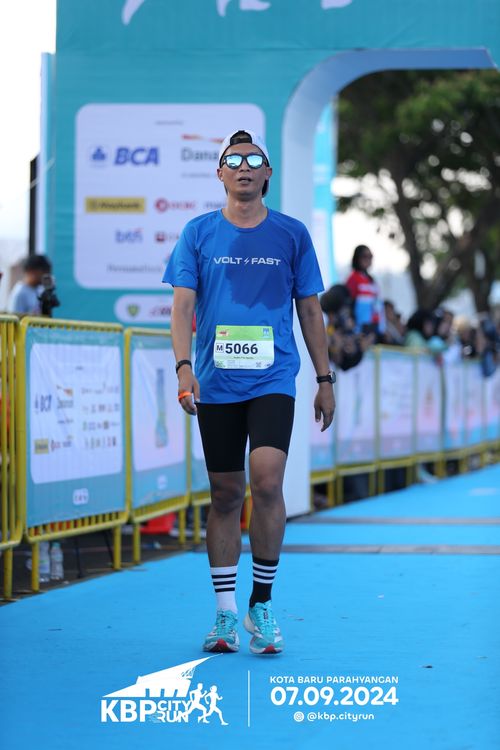 Race photo from KBP City Run 2024