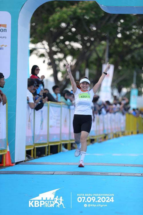 Race photo from KBP City Run 2024
