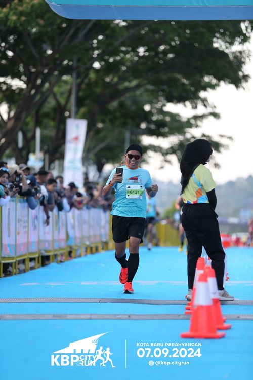 Race photo from KBP City Run 2024