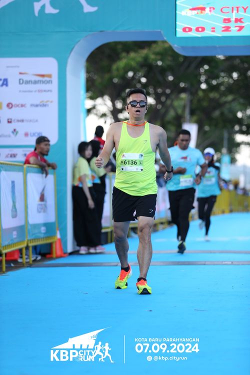 Race photo from KBP City Run 2024