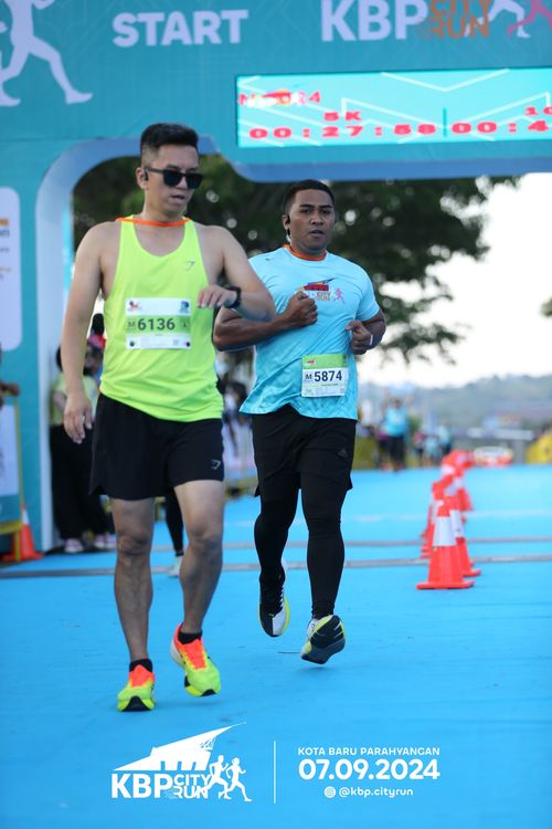 Race photo from KBP City Run 2024