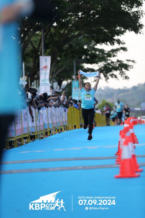 Race photo from KBP City Run 2024
