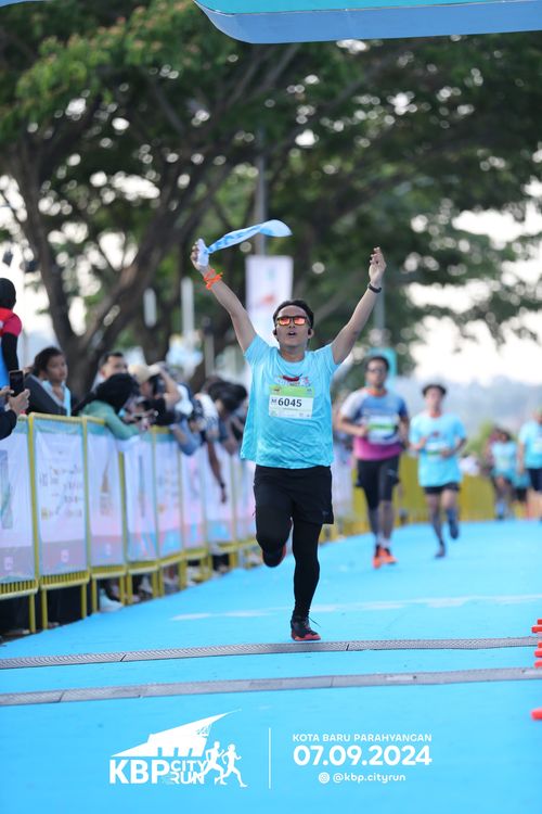 Race photo from KBP City Run 2024