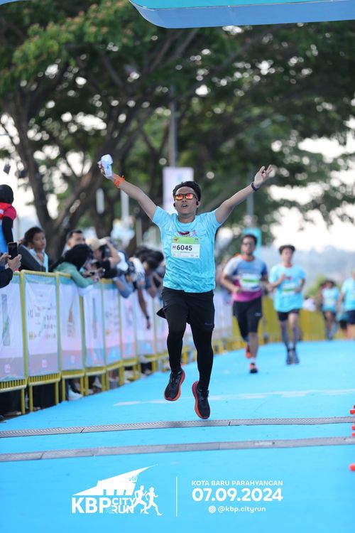 Race photo from KBP City Run 2024