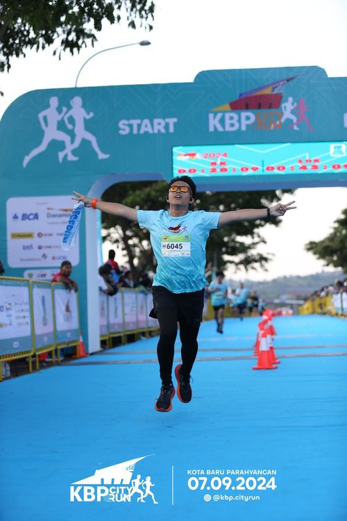 Race photo from KBP City Run 2024