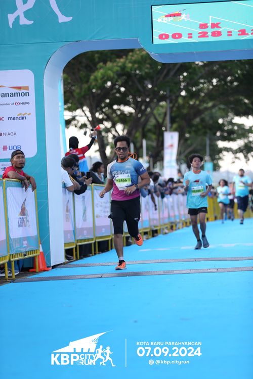 Race photo from KBP City Run 2024