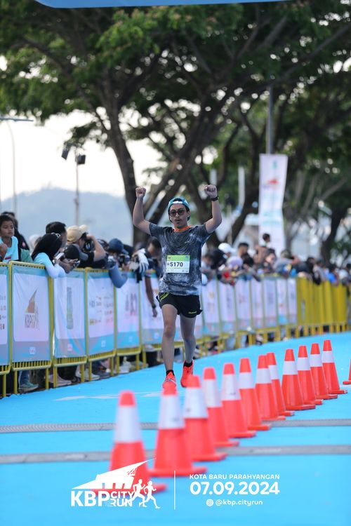 Race photo from KBP City Run 2024