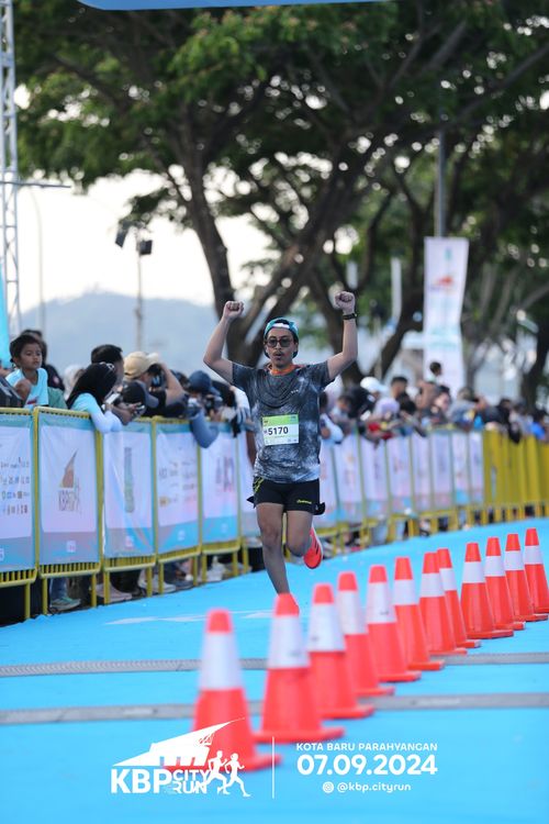 Race photo from KBP City Run 2024