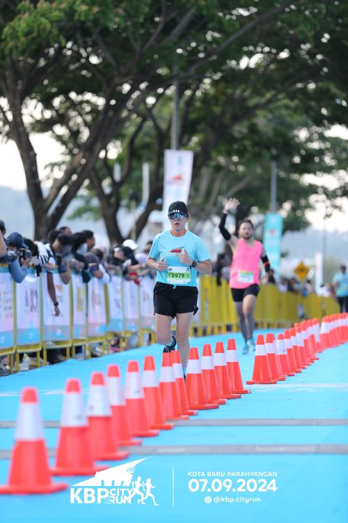 Race photo from KBP City Run 2024