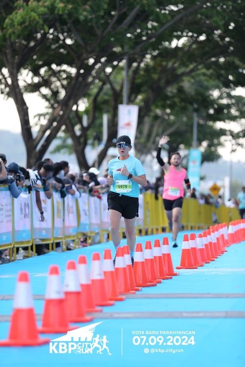Race photo from KBP City Run 2024