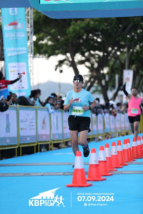 Race photo from KBP City Run 2024