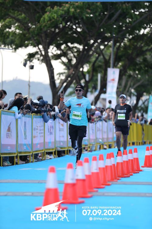 Race photo from KBP City Run 2024