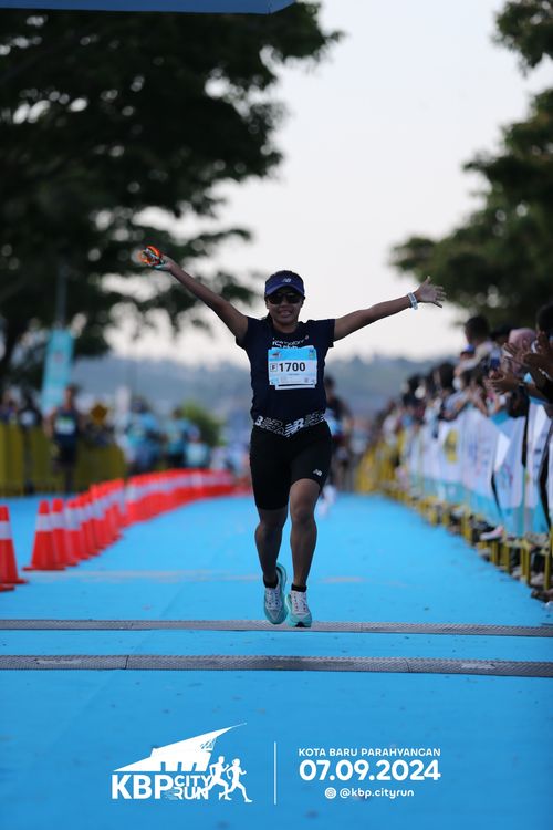 Race photo from KBP City Run 2024