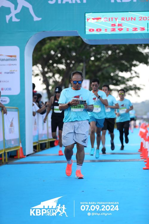 Race photo from KBP City Run 2024