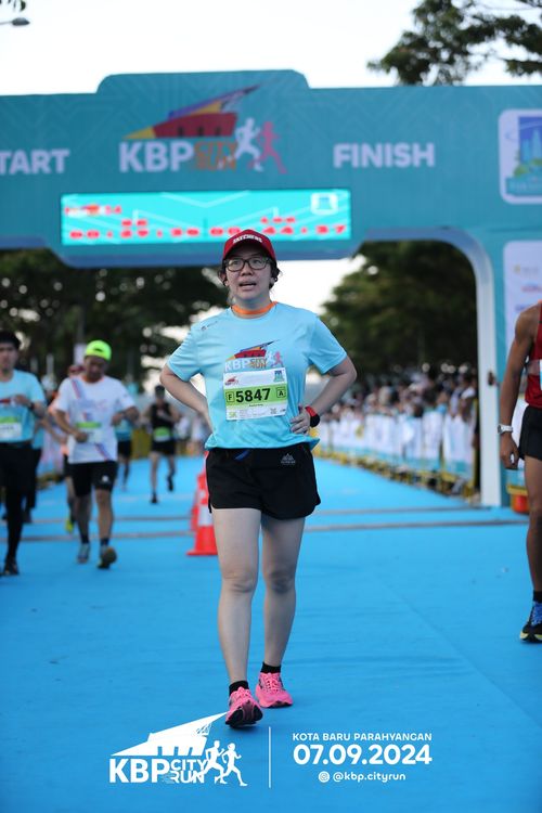 Race photo from KBP City Run 2024