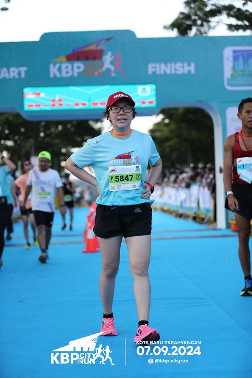 Race photo from KBP City Run 2024