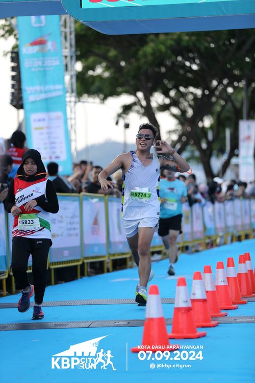 Race photo from KBP City Run 2024