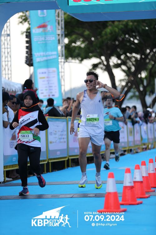 Race photo from KBP City Run 2024
