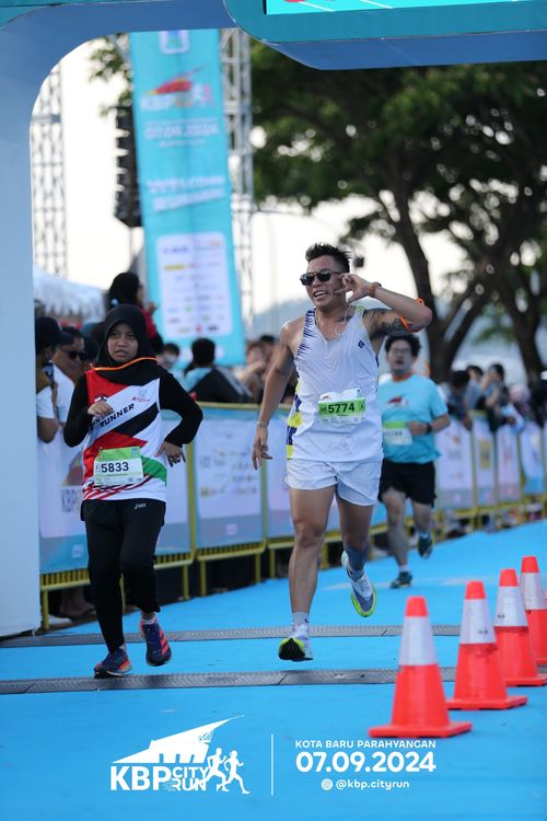 Race photo from KBP City Run 2024