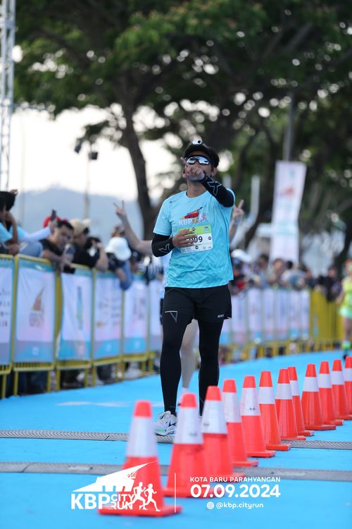 Race photo from KBP City Run 2024