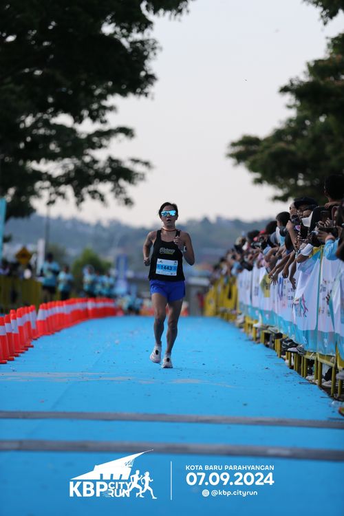 Race photo from KBP City Run 2024