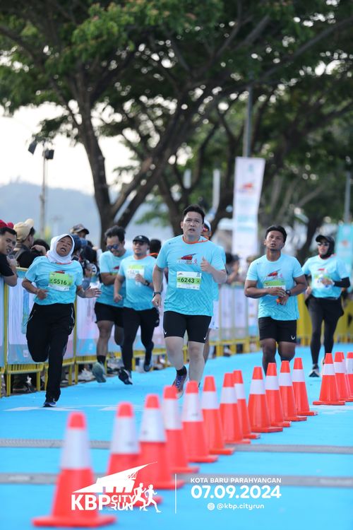 Race photo from KBP City Run 2024
