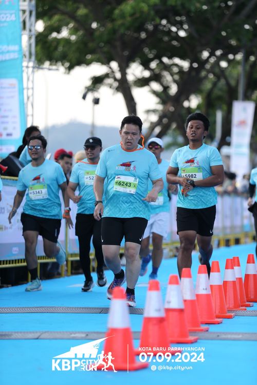 Race photo from KBP City Run 2024
