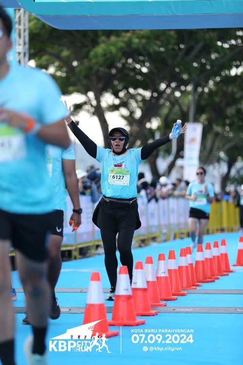Race photo from KBP City Run 2024