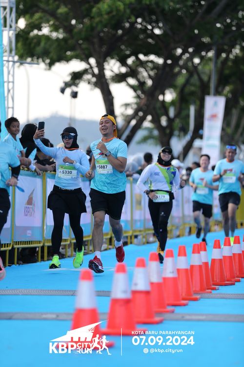 Race photo from KBP City Run 2024