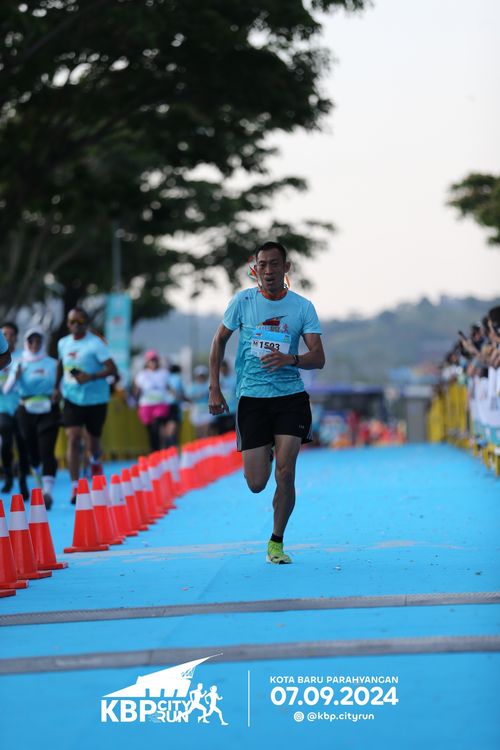 Race photo from KBP City Run 2024
