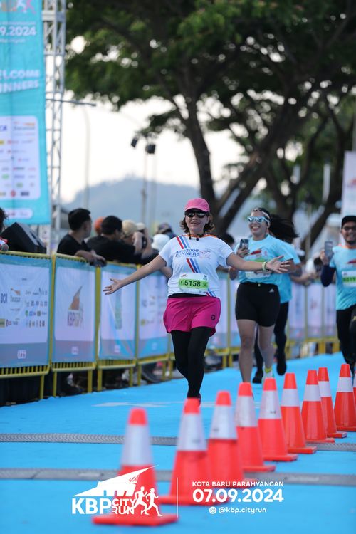 Race photo from KBP City Run 2024