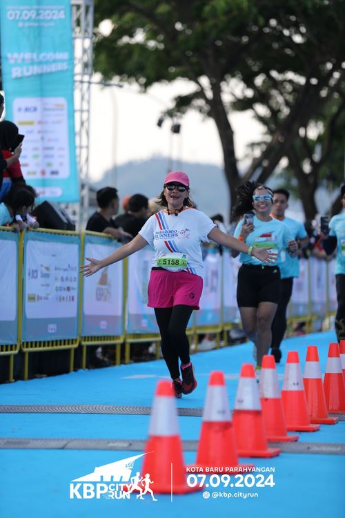 Race photo from KBP City Run 2024